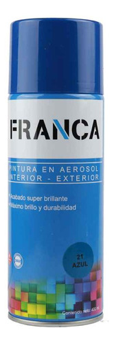 Esmalte En Aerosol 400ml Franca - Mate Brillante Y Satinados