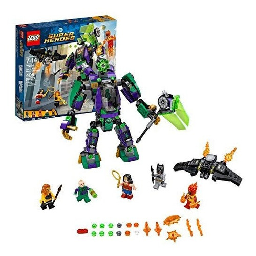 Lego Dc Super Heroes Lex Luthor Mech Takedown 76097 Kit De C