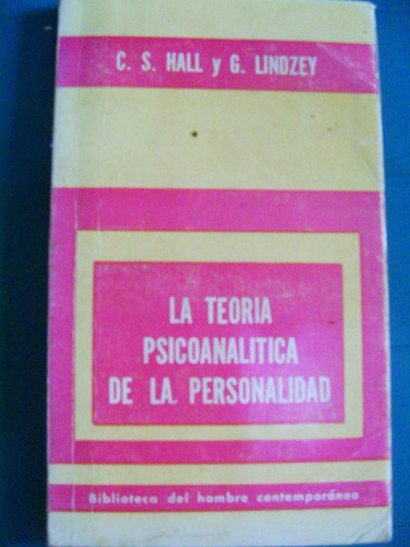 Libro Teoria Psicoanalitica De La Personalidad