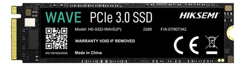 Disco Ssd Hiksemi Wave Pcie 3.0 256gb M.2 2280 Nvme 2280mb/s
