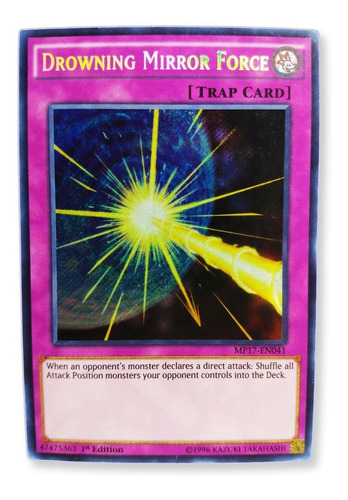 Yugi-oh! Drowning Mirror Force Mp17-en041 Secret