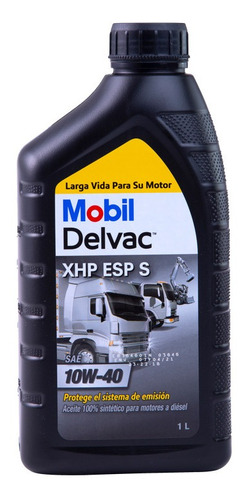 Mobil Delvac Xhp Esp S 10w-40 - 1l