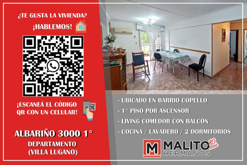 Venta Departamento 3 Ambientes Con Balcón En Torre De Viviendas En Villa Lugano