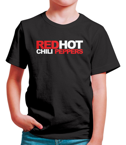 Polo Niño Red Hot Chili Peppers Text (d0764 Boleto.store)