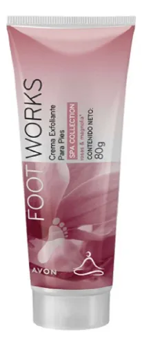 Crema Exfoliante Pies Spa Rosas Y Magnolias Foot Works Avon