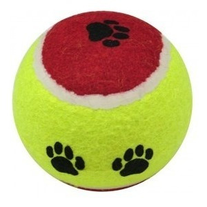 Oferta Juguete Pelota Resistente Tenis Bicolor Grande Perros