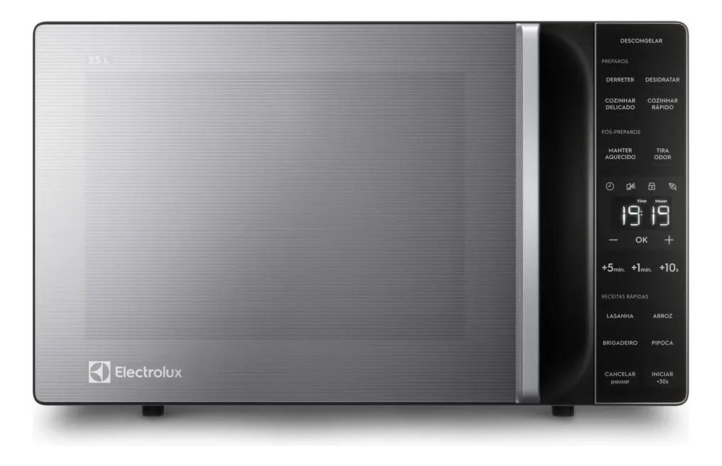 Micro-ondas Electrolux Prata 23l Efficient Me23s