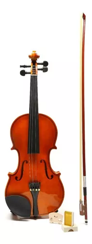 Violin Estudio Estuche Arco Resina Afinador Varias Medidas