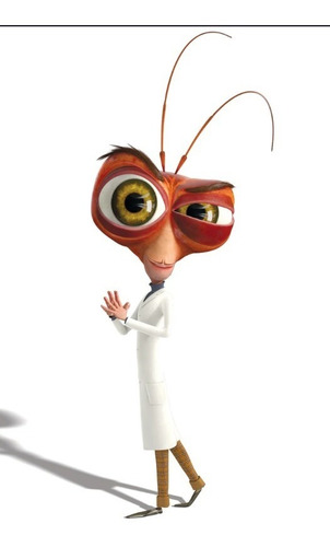 Mounstruos Vs. Aliens Doctor Cucaracha Cientifico Locomt