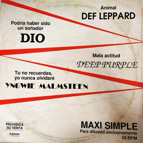 Cuatro Lps Maxi Simple De Difusion (vinilo Raro) Oferta 10