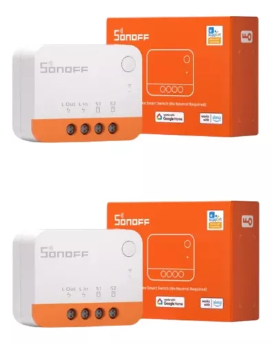 Relé SONOFF ZBMINI-L2 para interruptor Zigbee