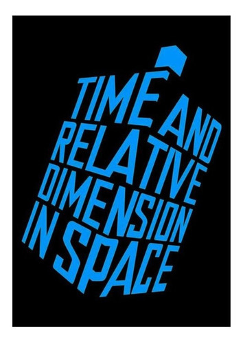 Placa Decorativa Séries - Time And Space