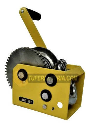 Winch Malacate Manual 2500 Lb Cable Tipo Pesado Uyustools