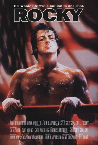 Pósters Película Rocky 1 - 1976 - 42x30