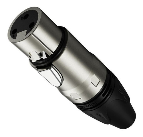 Kit 20 Conectores Linha Xlr Plug Fêmea 3 Polos Wireconex