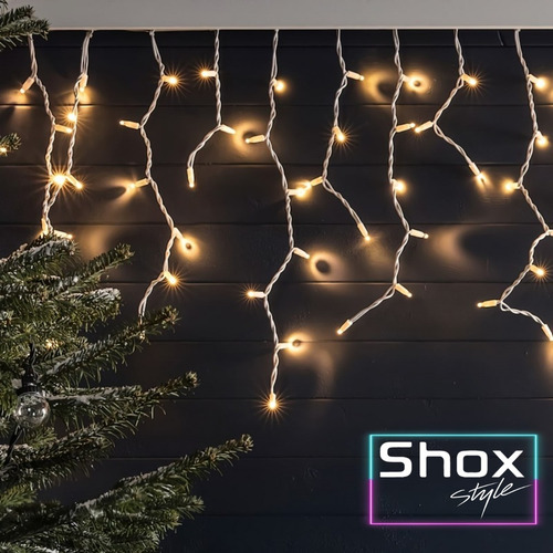 Imagen 4 de 10 de Cortina Lluvia 72 Luces Led Exterior Alic Efectos Palermo