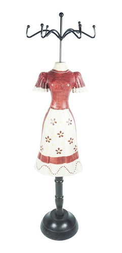 Porta Jóias Bijuterias Bailarina Promoçâo Vermelho E Branco