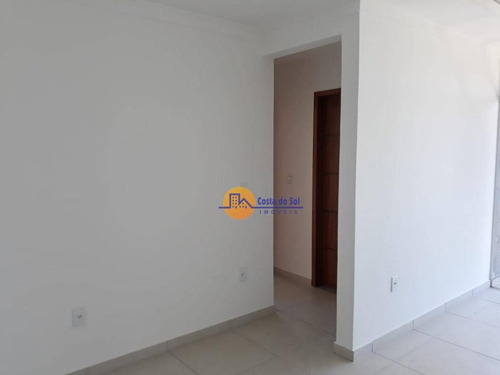 Lindo Apartamento Com 2 Dormitórios À Venda, 64 M² Por R$ 250.000 - Atlântica - Rio Das Ostras/rj - Ap0598