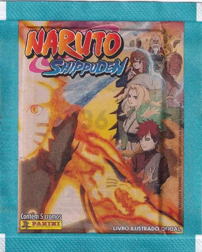 Álbum de Figurinhas Naruto Shippuden Completo para Colar, Brinquedo  Editora Panini 2016 Usado 84059860