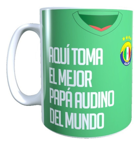 Taza Audax Italiano Con Apellido Mejor Papá, Dia Del Padre