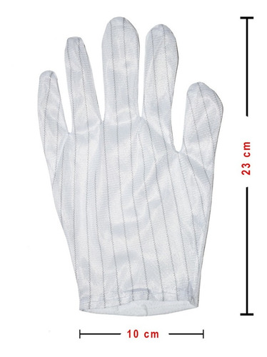 Imagen 2 de 7 de Par De Guantes De Nylon Antiestáticos Electronica, Celulares