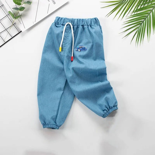 Diseño Holgado De Jeans De Verano Para Niños Con Estampado D