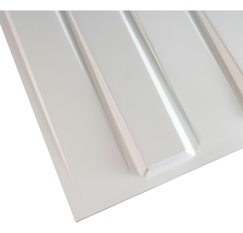 Panel Decorativo 3d Pvc Pared Bladet Blanco Decoform 10 Pzas