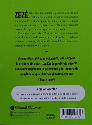 José Mauro De Vasconcelos Mi Planta De Naranja Lima