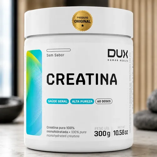 Dux Nutrition Creatina Dux Nutrition Human Health 300g Monohidratada Pura Sem Sab