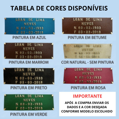 Placa Para Tumulo Formato De Guitarra Com Foto 16x41cm