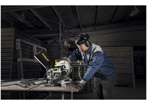 Imagen 5 de 6 de Sierra ingletadora Stanley SM16 1650W - 120V