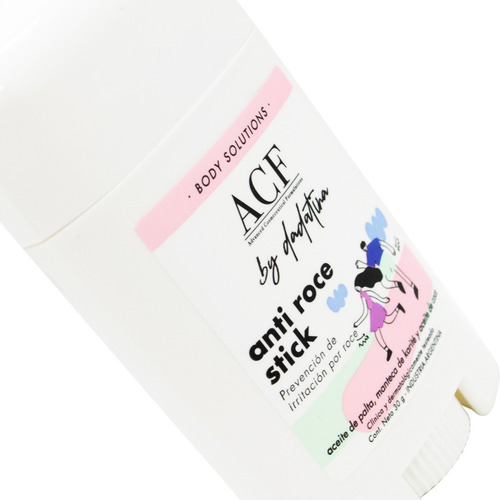 Imagen 2 de 3 de Acf Dadatina Anti Roce Stick Prevención Irritación Corporal