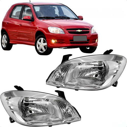 Par Farol Celta 2007 08 09 10 11 12 13 14 2015 2016 Cromado