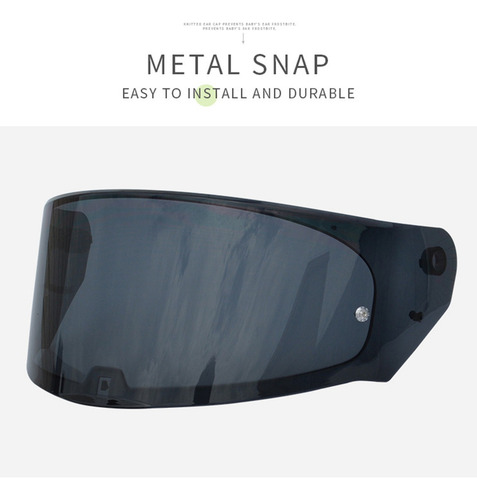Visera De Moda De Lentes De Casco Antiarañazos Anti-uv Para