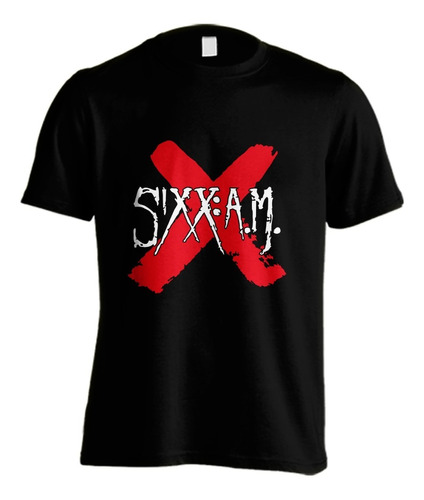 Remera Sixx:am #01 Rock Artesanal Planta Nuclear