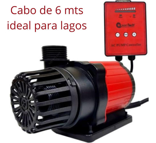 Bomba Lago, 6000 L/h Cabo 6 Mts Ocean Tech Ac 6000 L/h 220v