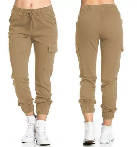 Pantalones De Mujer Cargo Pants Harén Casual De Moda Dama