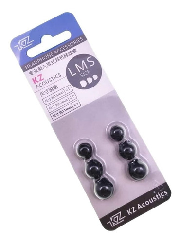 Almohadillas Silicona Kz In Ear - 3 Pares Lms