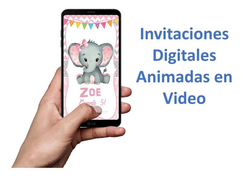 Invitacion Animada -  Tarjeta Digital  - Video Invitacion