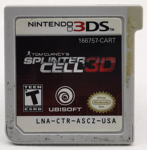 Tom Clancys Splinter Cell 3d 3ds Nintendo * R G Gallery