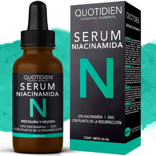 Imagen 1 de 7 de Serum Niacinamida 10% + Zinc + Planta De La Resurreccion