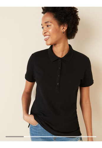 Chemise Polo Franela Marca Oldnavy Talla M Original Negra