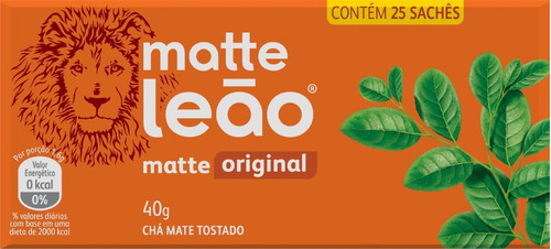 Chá Matte Leão - Original 25 Saches 