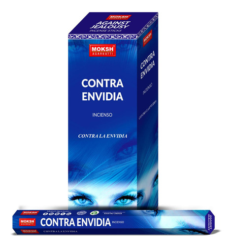 Contra Envidia Moksh Incienso Caja De 6 Hexagonal