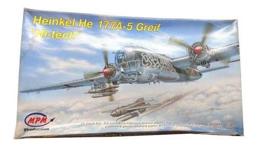 Modelo Heinkel He 177a-5 Greif Hi-tech Mpm 1/48