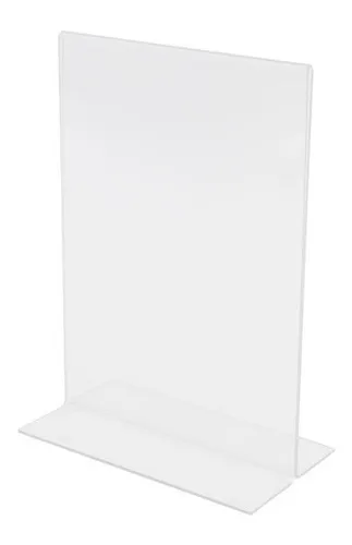 comprar Porta Menú De Acrílico Doble Vista 1\u002F2 Carta 5 Pz