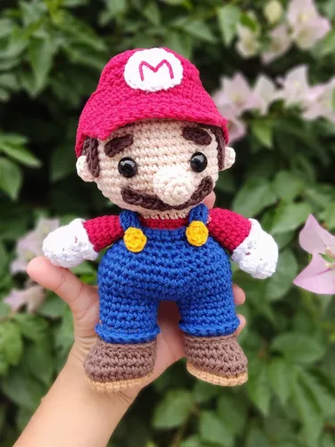 Peluche Mario bros, tejido crochet amigurumi