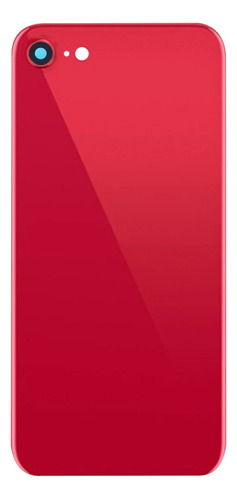 Tapa Trasera  Vidrio Para  iPhone 8 C/ Lente Rojo