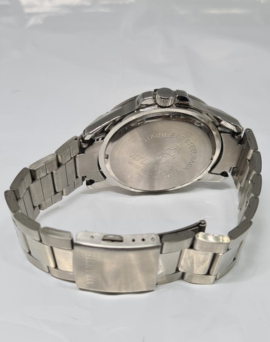 Relógio Masculino Exclusive Original Atlantis Prata+ Caixa