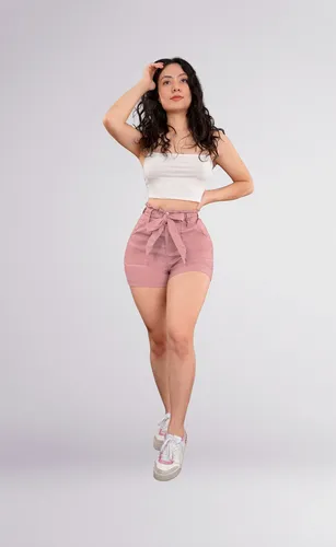 Short deportivo mujer tiro alto hotsell